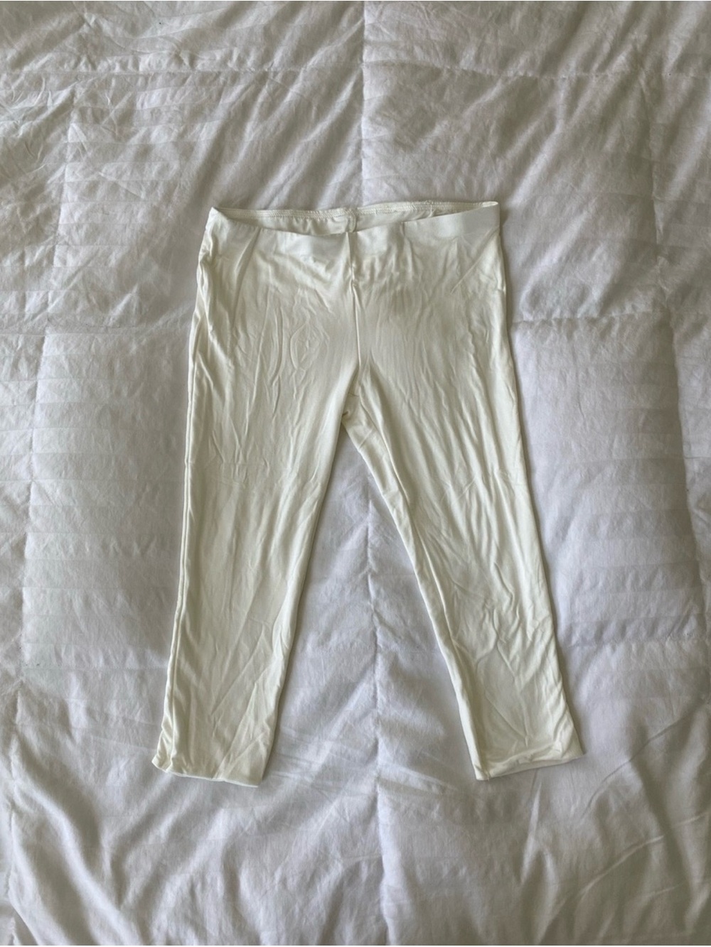 White Capri Pant Size L